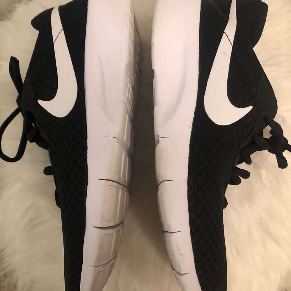 Black and White Nike shoes